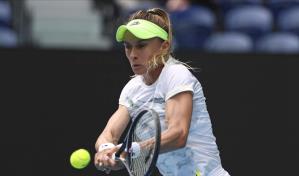 Sin saludar a sus rivales, jugadoras ucranianas esperan mantener vivo el mensaje de la guerra