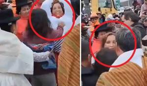 La presidenta de Perú es agredida y zarandeada durante una visita a la región de Ayacucho