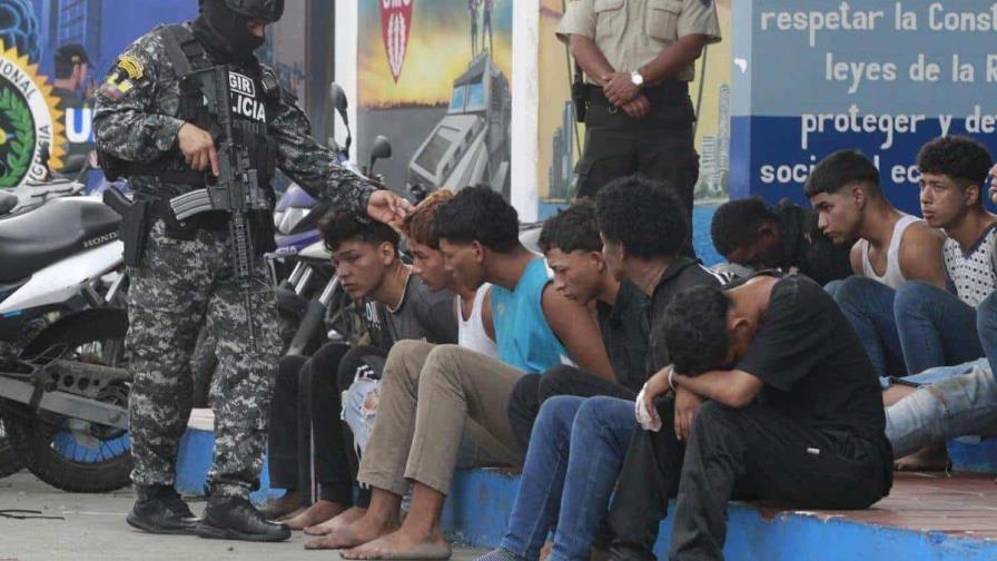 Más de 2,500 detenidos en Ecuador en 11 días de conflicto armado interno contra mafias