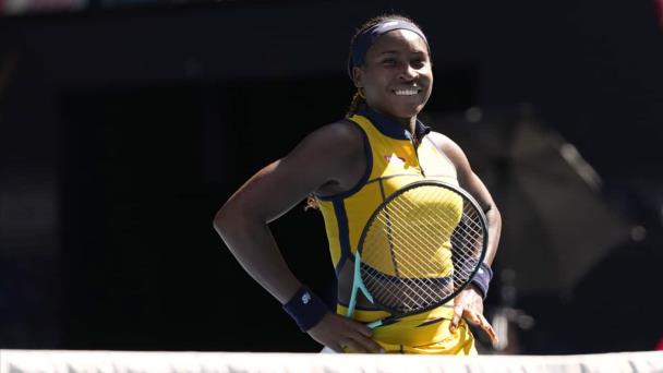 Coco Gauff, campeona del Abierto de EE.UU., avanza a semifinales en Australia al vencer a Kostyuk