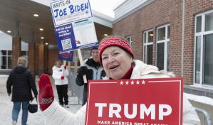 Trump busca victoria en Nueva Hampshire contra Haley, la única importante rival que le queda