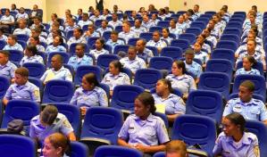 Policía Escolar realiza conferencia sobre los derechos fundamentales y sistema de protección de niños