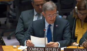 Canciller dominicano urge ante la ONU el despliegue de misión multinacional en Haití