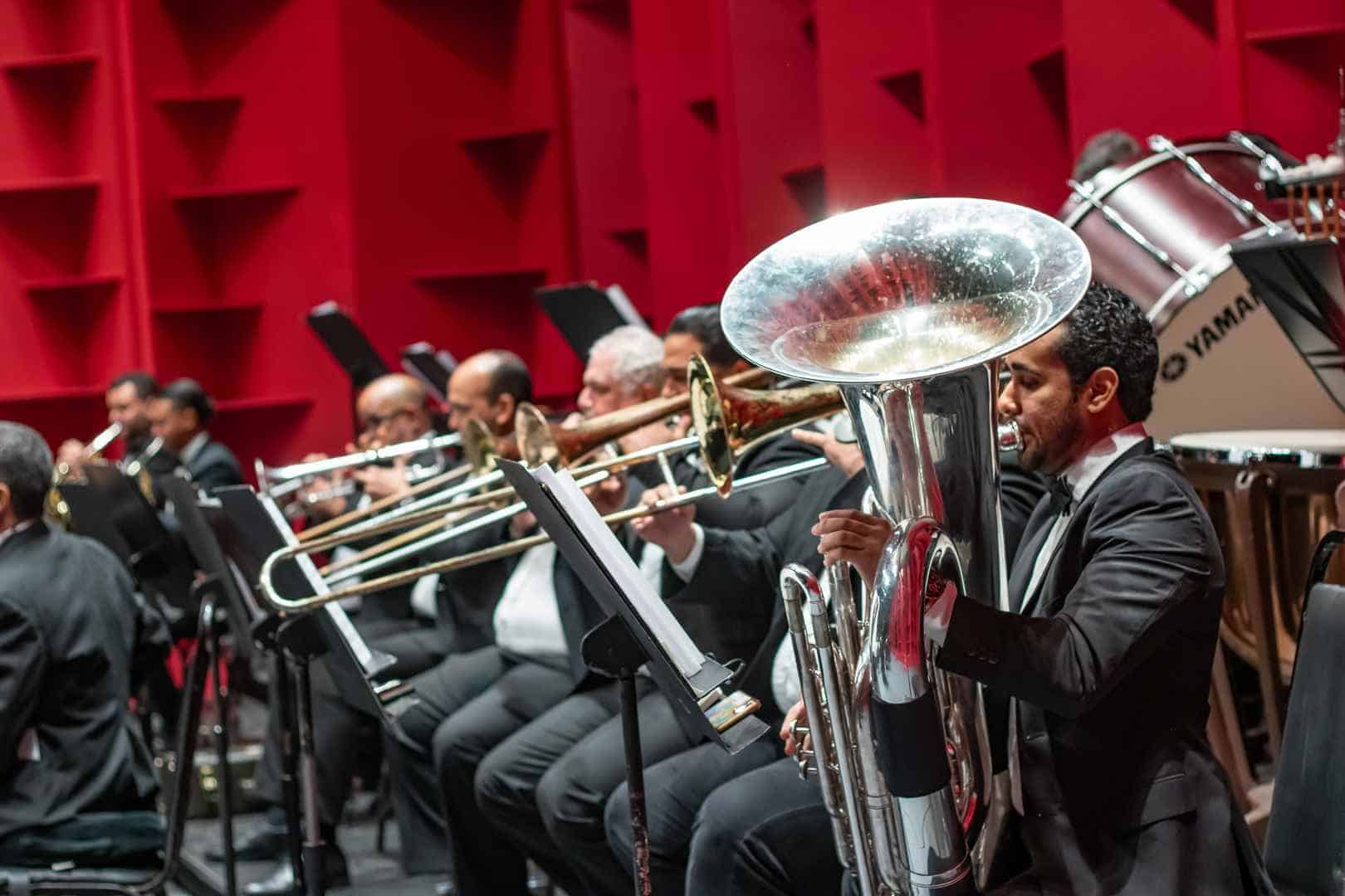 Músicos de la Orquesta Sinfónica Nacional.