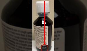 Retiran de venta lotes de jarabe para la tos Robitussin