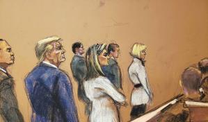 Trump abandona la sala mientras habla la abogada de la escritora Carroll en alegato final