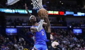 Gilgeous-Alexander logra 31 puntos para ayudar a Thunder a vencer a Pelicans
