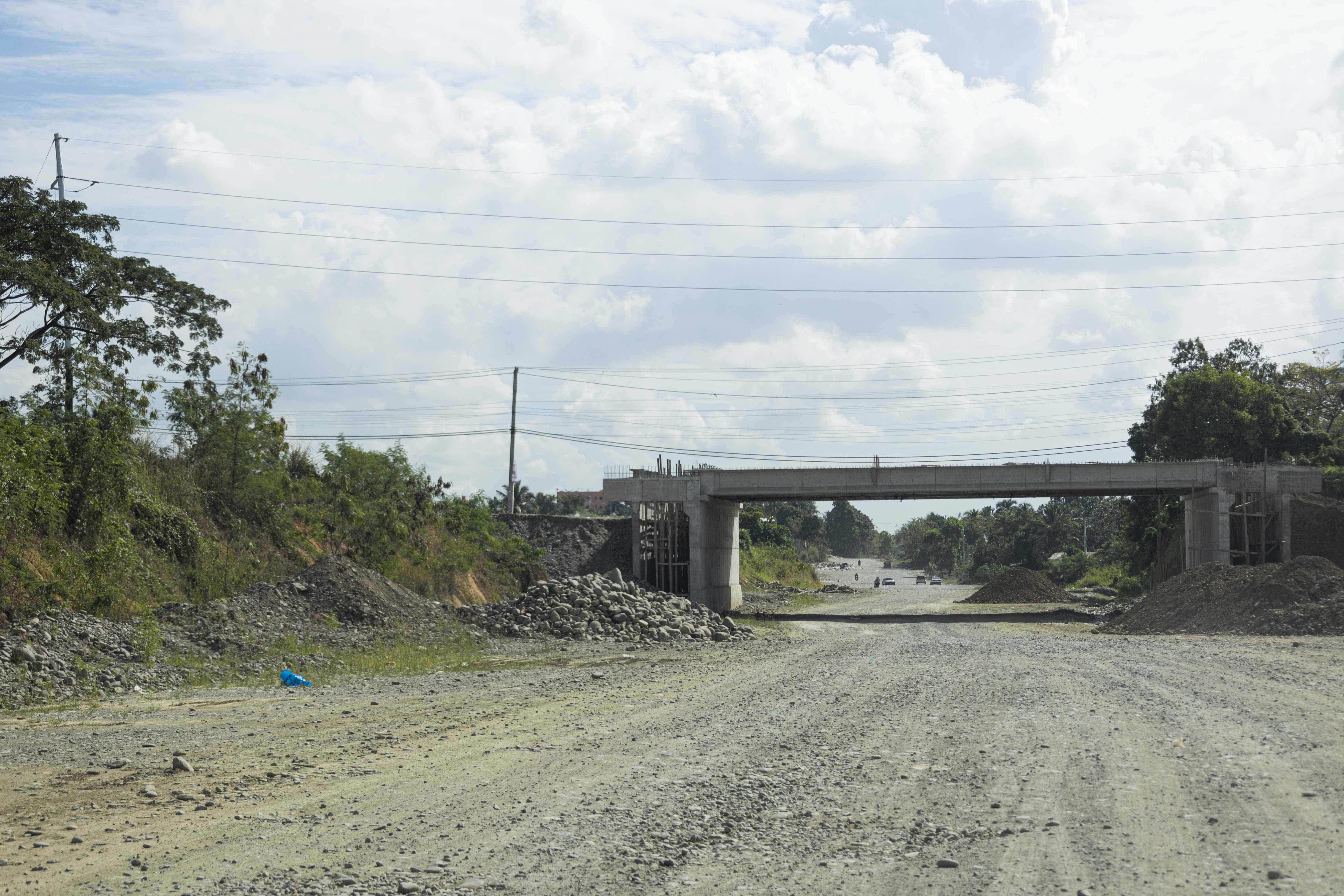 Tramo próximo a la Circunvalación Santo Domingo.