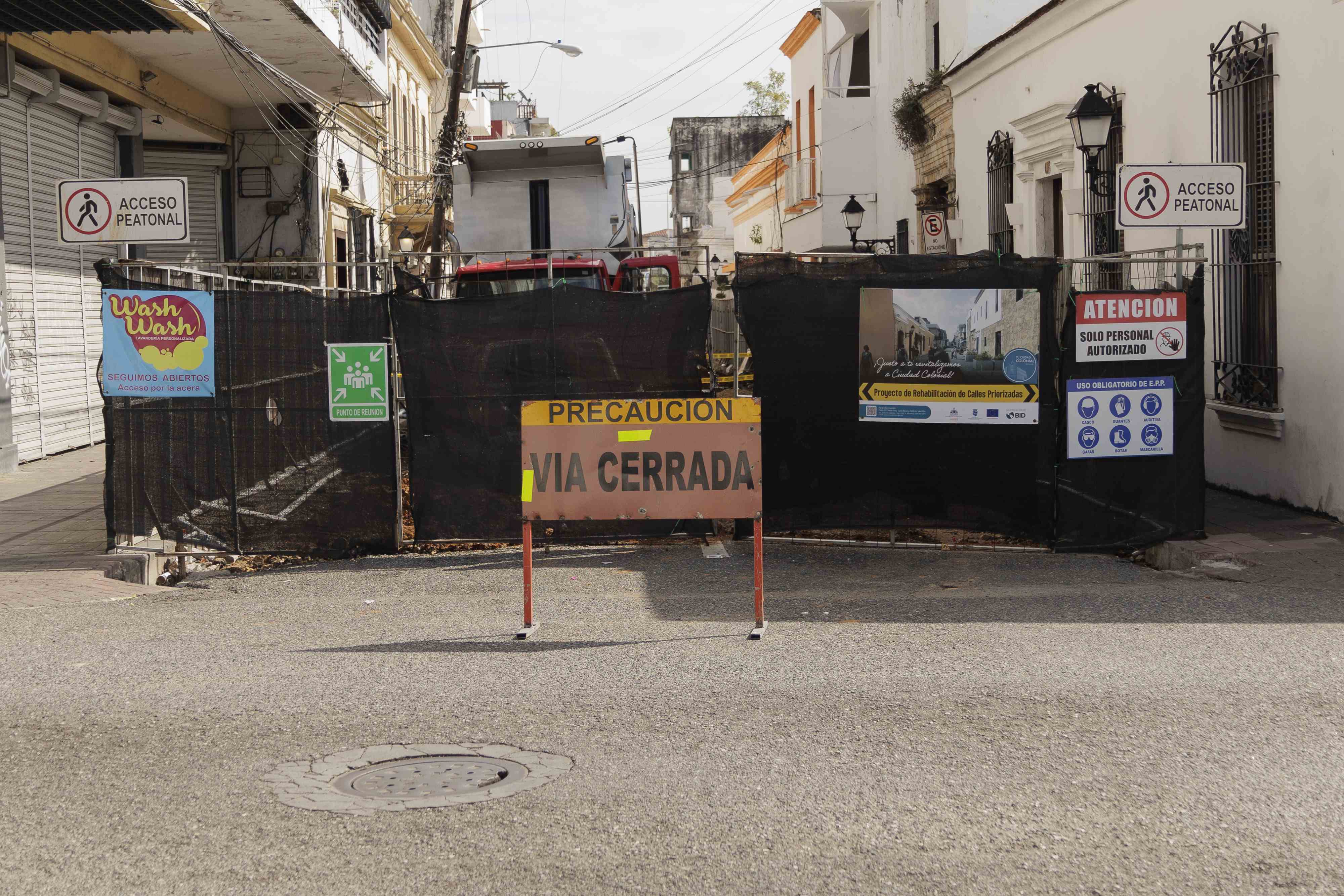 Parte intervenida en la Billini.