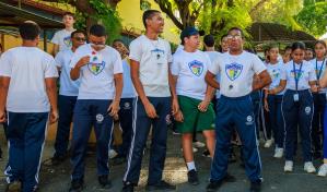 Politécnico Pilar Constanzo celebra rally por el Día Nacional de la Juventud
