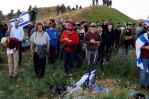 En Kerem Shalom, israelíes protestan contra la entrada de ayuda humanitaria en Gaza En Kerem Shalom, israelíes protestan contra la entrada de ayuda humanitaria en Gaza