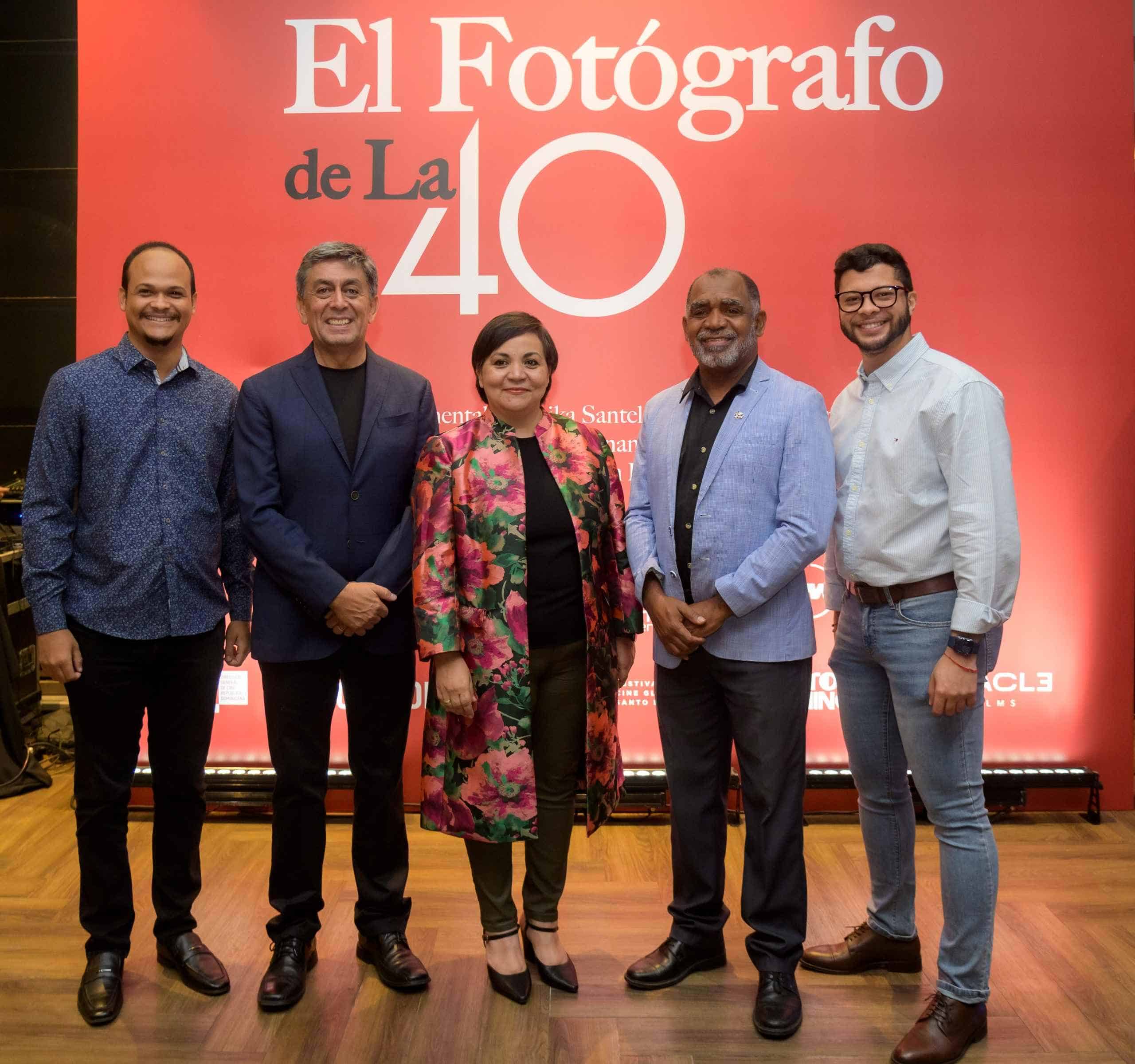 Eddy Vittini, Orlando Barría, Erika Santelices, César de la Cruz y Pedro Bazil.