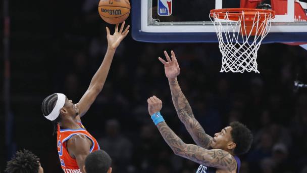 Gilgeous-Alexander colabora con 31 puntos y Thunder doblega a Hornets