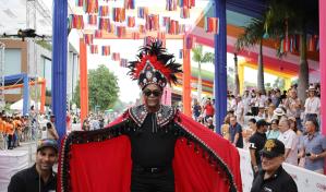 George Bell, Rey Momo del Carnaval de Punta Cana 2024