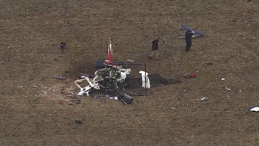 Hallan un ganso muerto en el control de vuelo del helicóptero médico que se estrelló en Oklahoma