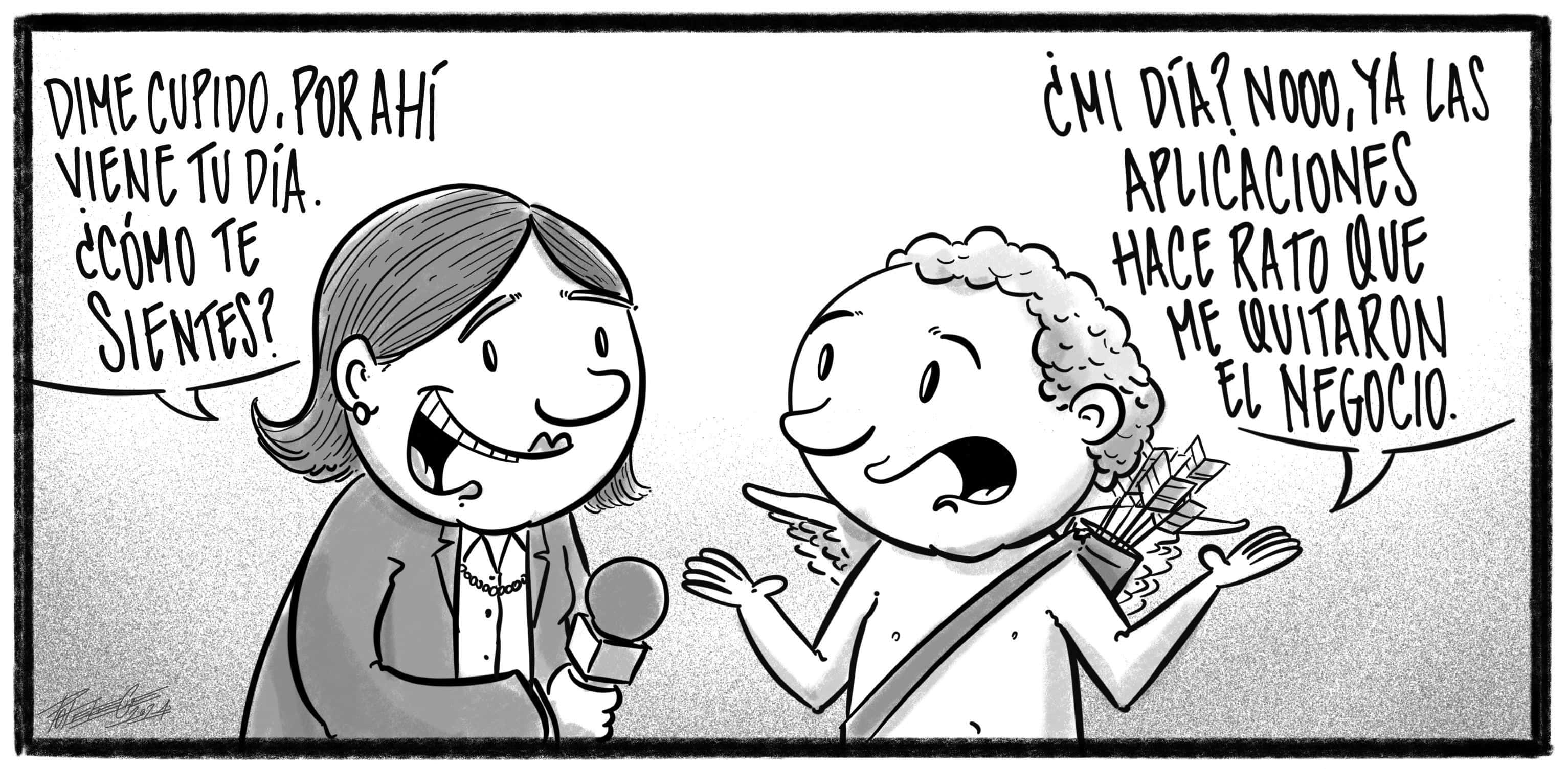 Caricatura de Noticiero Poteleche 5 febrero 2024