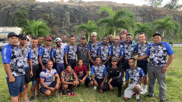 Policía gana otra vez en ciclismo juegos militares