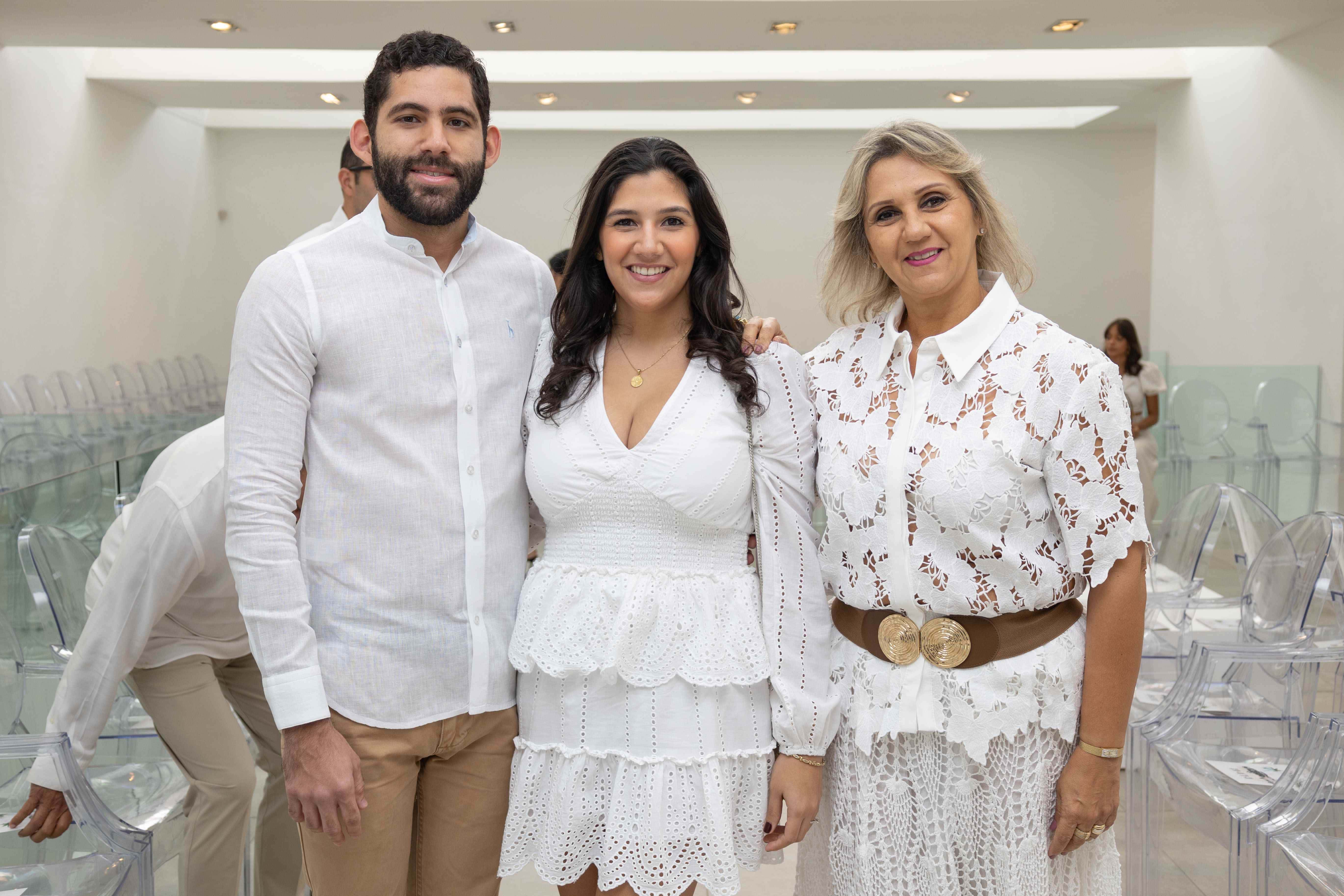José Rodríguez, Rossella Pretina y Rossella Caprettini.