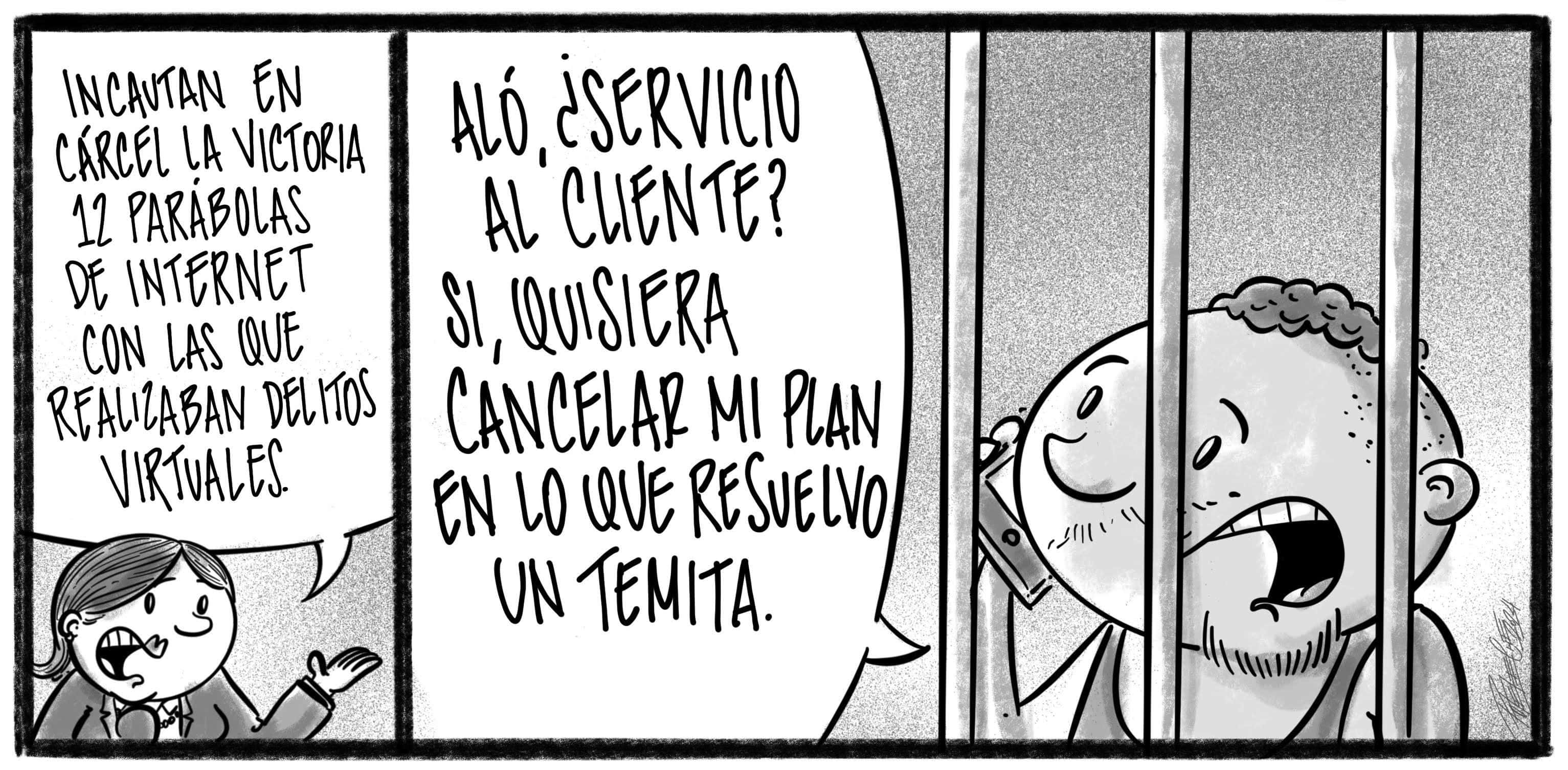 Caricatura de Noticiero Poteleche 6 febrero 2024