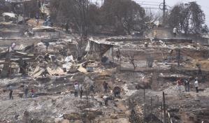 Aumentan a 122 los fallecidos en los devastadores incendios de Valparaíso