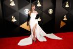 Taylor Swift también arrasó en la alfombra roja de los Grammy con un vestido corsé