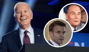 Biden se equivoca de nombre y nacionalidad al contar an&eacute;cdota sobre Macron