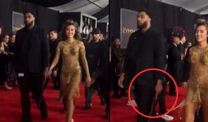 El gesto del guardaespaldas de Miley Cyrus en los Grammy que activó las alarmas sobre su seguridad