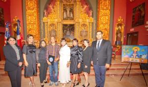 La Virgen de La Altagracia de José Morillo fue exhibida en el Consulado Dominicano en Miami
