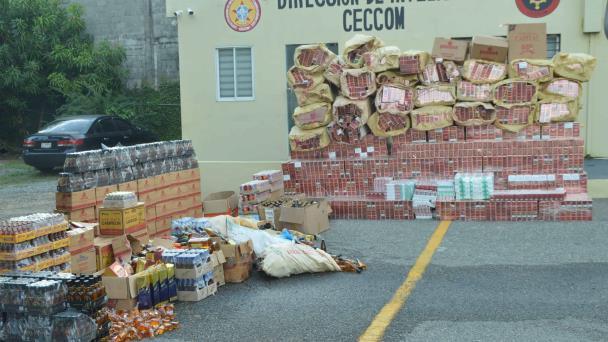 Operativos en la frontera: decomiso de bebidas alcohólicas y cigarrillos ilegales