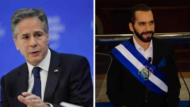 Blinken llama a Bukele para felicitarlo y remarcar la importancia de los derechos humanos