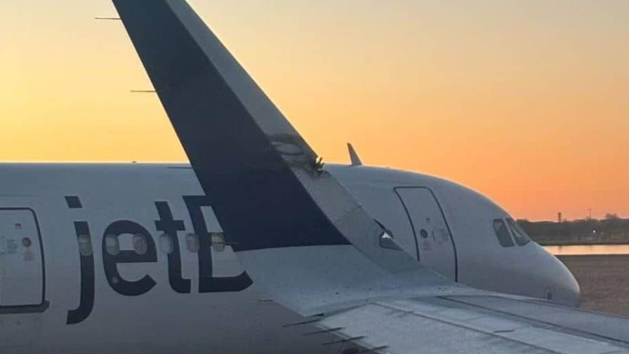 Dos aviones de JetBlue chocan en tierra en el aeropuerto de Boston