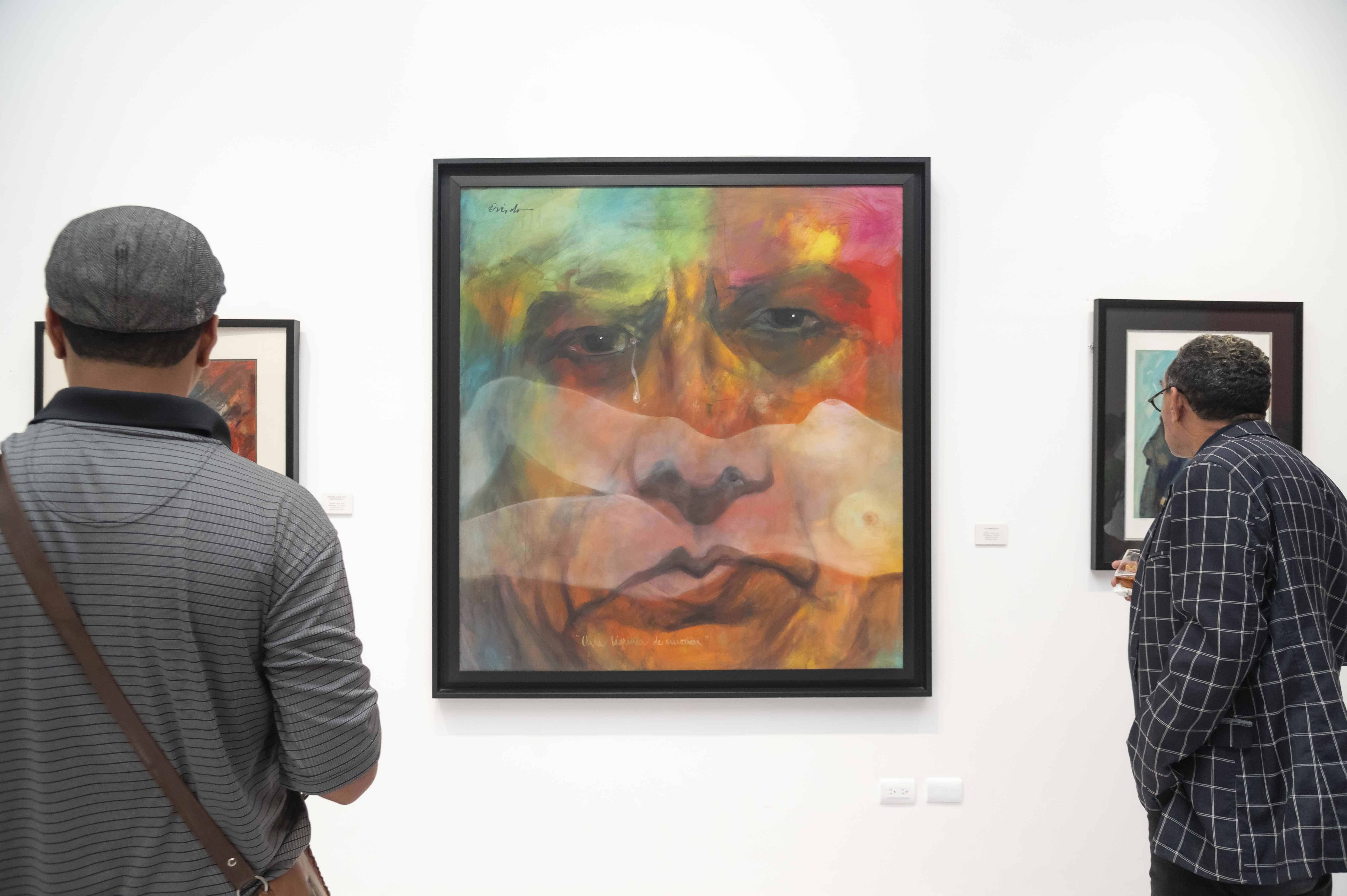 Uno de los tantos autorretratos de Oviedo.