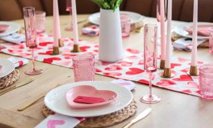 Mesas románticas para una cena en casa