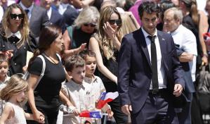 Nietos rinden emotiva despedida a Piñera en misa fúnebre y destacan su faceta juguetona