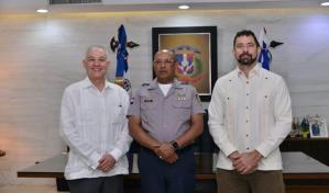 Director de la Policía recibe a encargado de la Oficina Regional de Seguridad de Estados Unidos
