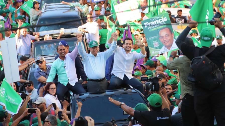 Fuerza del Pueblo saca músculo en la capital y Santo Domingo Oeste