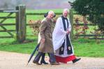 Carlos III asiste a servicio religioso en Sandringham