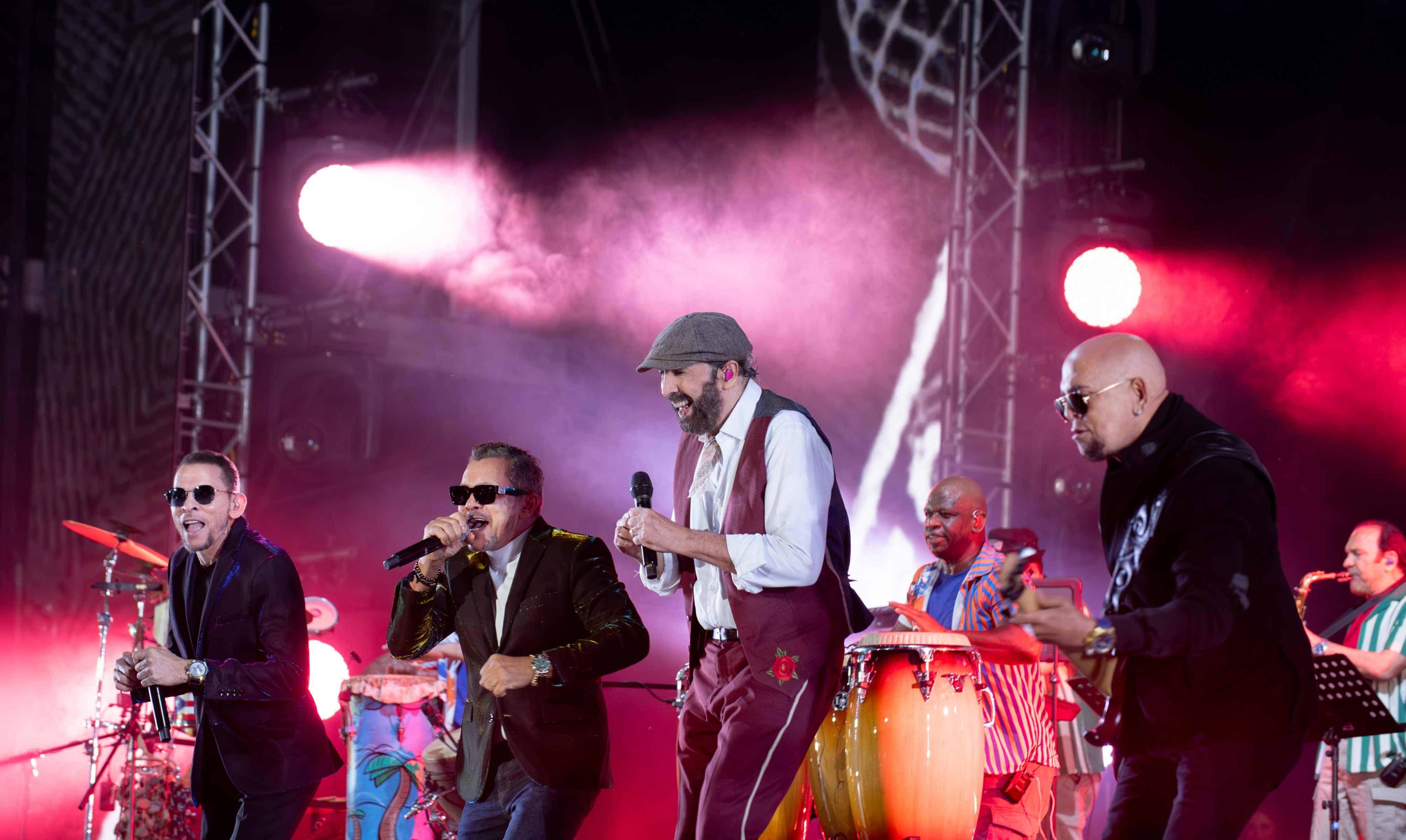 Los Hermanos Rosario, invitados de Juan Luis Guerra