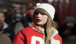 Taylor Swift llega al Allegiant Stadium de Las Vegas para el Super Bowl