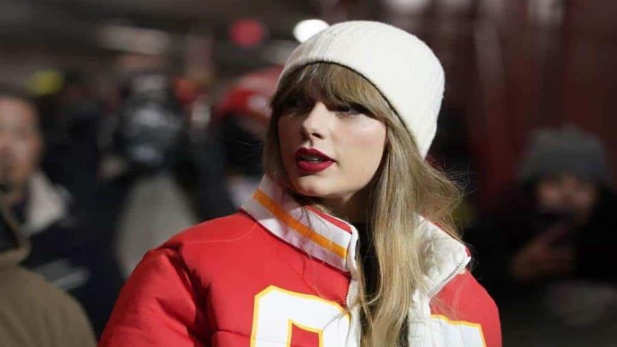 Taylor Swift llega al Allegiant Stadium de Las Vegas para el Super Bowl