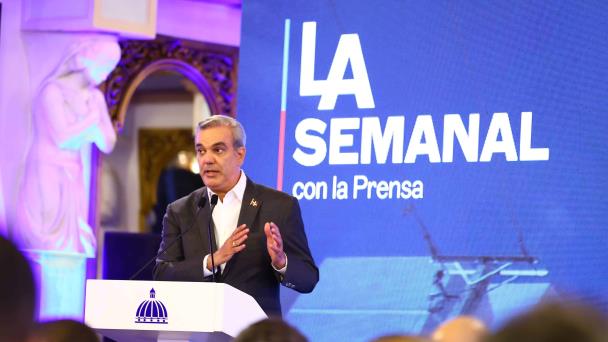 Presidente Abinader cita obras de las diferentes instituciones durante su gestión