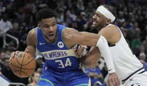 Antetokounmpo aporta 36 puntos y 18 rebotes y los Bucks muestran m&uacute;sculo en triunfo sobre Nuggets