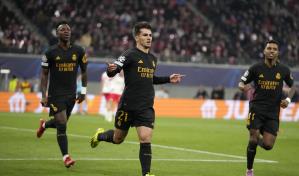 Golazo de Brahim D&iacute;az sella el triunfo de Real Madrid en la casa de Leipzig