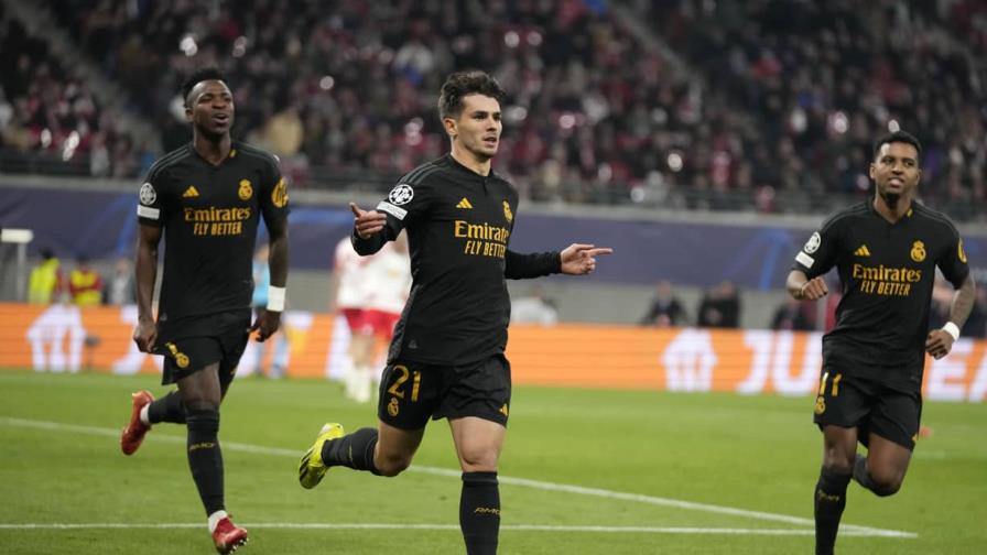 Golazo de Brahim Díaz sella el triunfo de Real Madrid en la casa de Leipzig