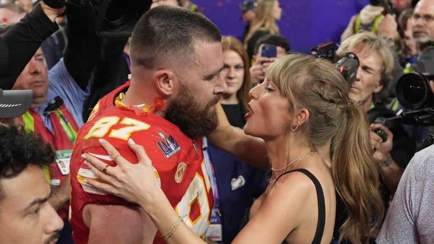 Taylor Swift llega al Caesars Superdome para apoyar a su novio Travis Kelce y a los Chiefs