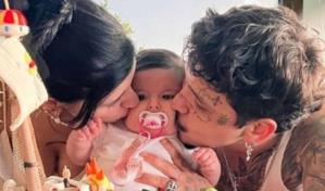 Christian Nodal y Cazzu enternecen las redes sociales al mostrar por primera vez rostro de su hija
