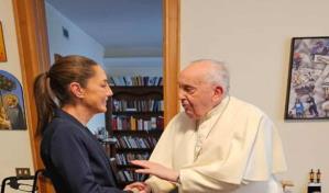 El papa se reúne con candidatas presidenciales de México a dos semanas del arranque de la campaña