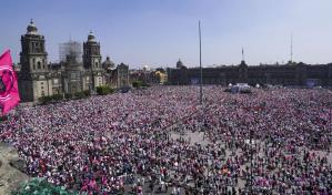Miles protestan contra el presidente de México y su partido en “marcha por la democracia”