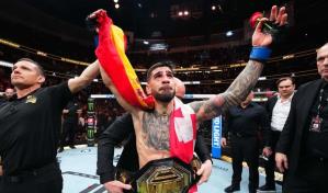 Ilia Topuria se proclama campeón de la UFC tras un brutal K.O.