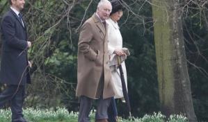 El rey británico Carlos III reaparece en público